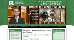 Desktop Screenshot of crowderlaw.com